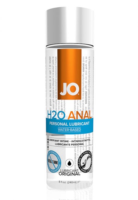 Анальный лубрикант на водной основе JO Anal H2O, 8 oz (240 мл)