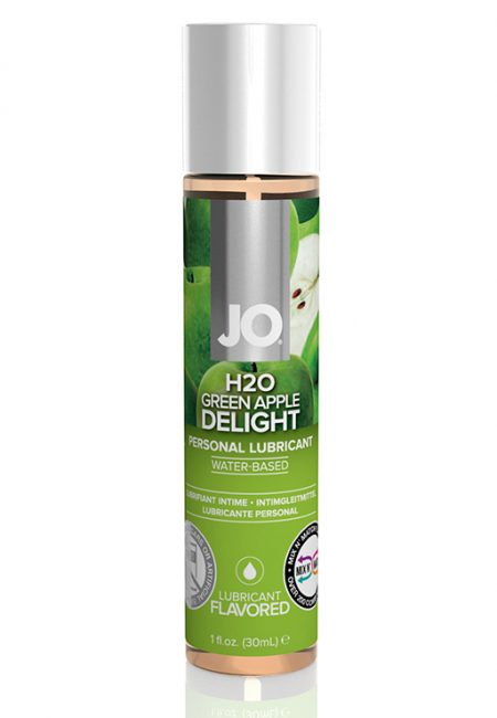 Ароматизированный лубрикант Яблоко  на водной основе JO Flavored  Green Apple H2O 1oz (30 мл)